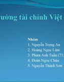 Thuyết trình: Thị trường tài chính Việt Nam