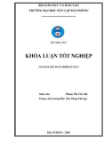 Khóa luận tốt nghiệp Kế toán – Kiểm toán: Khóa luận tốt nghiệp hoàn thiện công tác kế toán doanh thu, chi phí và xác định kết quả kinh doanh tại Công ty TNHH CTA Việt Nam