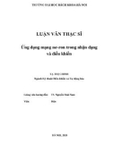 Luận văn Thạc sĩ Kỹ thuật Điều khiển: Ứng dụng mạng nơron trong nhận dạng và điều khiển