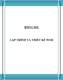 Đồ án tốt nghiệp - Phân tích thiết kế hệ thống - LẬP TRÌNH VÀ THIẾT KẾ WEB