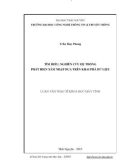 Luận văn Thạc sĩ Khoa học máy tính: Tìm hiểu, nghiên cứu hệ thống phát hiện xâm nhập dựa trên khai phá dữ liệu