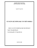 LUẬN VĂN: XÂY DỰNG HỆ THỐNG ĐỌC TIN TRÊN MOBILE