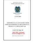 Luận văn Thạc sĩ Quản trị kinh doanh: Ảnh hưởng của các yếu tố tâm lý hành vi đến quyết định đầu tư chứng khoán của nhà đầu tư cá nhân ở Việt Nam