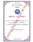 Khóa luận tốt nghiệp Quản trị kinh doanh: Nhận thức của khách hàng thành phố Huế về sản phẩm Pru - đầu tư linh hoạt của công ty bảo hiểm nhân thọ PRUDENTIAL