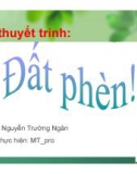 Bài thuyết trình: Đất phèn