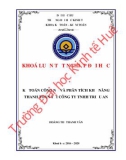 Khóa luận tốt nghiệp Kế toán-Kiểm toán: Kế toán công nợ và phân tích khả năng thanh toán tại Công ty TNHH Triệu An