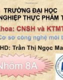 Bài thuyết trình Cơ sở công nghệ môi trường: Bùn hoạt tính