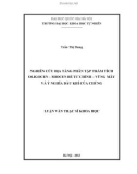 Luận văn Thạc sĩ Khoa học: Nghiên cứu địa tầng phân tập trầm tích oligocen – Miocen bể tư chính – Vũng Mây và ý nghĩa dầu khí của chúng