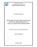 Tóm tắt Luận văn Thạc sĩ Kế toán: Hoàn thiện tổ chức thông tin kế toán trong chu trình doanh thu tại Công ty Cổ phần Dược phẩm Danapha