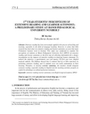 1 ST year students' perceptions of extensive reading and learner autonomy: A preliminary study at Hanoi Pedagogical University number 21