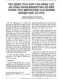 Tác động tích hợp của năng lực và công nghệ marketing số đến thành tích marketing của doanh nghiệp nhỏ và vừa