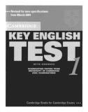 Cambridge Key English 1