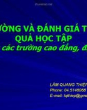 Đo lường đánh giá quá trình học tập