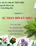 Thuyết trình: Sự thay đổi kỳ diệu