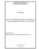 Luận văn : KHẢO SÁT SỰ ĐA DẠNG DI TRUYỀN CỦA NẤM Rhizoctonia solani GÂY BỆNH TRÊN CÂY BÔNG VẢI Ở VIỆT NAM part 1