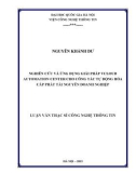 Luận văn Thạc sĩ Công nghệ Thông tin: Nghiên cứu và ứng dụng giải pháp vCloud Automation Center cho công tác tự động hóa cấp phát tài nguyên doanh nghiệp