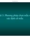 Bài giảng Phương pháp nghiên cứu khoa học: Bài 5 (tt) - Trần Tiến Khai