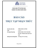 Báo cáo thực tập nhận thức: Ngân hàng TMCP Sài Gòn - Hà Nội - Phòng giao dịch Gò Vấp