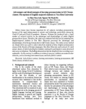 Advantages and disadvantages of learning pronunciation in MS Teams classes: Perceptions of English-majored students at Van Hien University