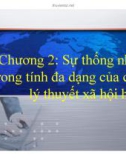 Thuyết trình: Sự thống nhất trong tính đa dạng của các lý thuyết xã hội học