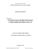 Luận văn Thạc sĩ Kĩ thuật: Ứng dụng mạng nơron nhận dạng và điều khiển hệ thống nâng từ