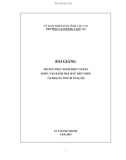 Bài giảng Thực hành điện cơ bản (Nghề: Vận hành nhà máy thủy điện) - Trường CĐ Cộng đồng Lào Cai