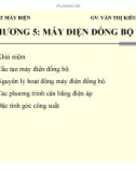 Bài giảng Lý thuyết máy điện: Chương 5 - Văn Thị Kiều Nhi