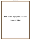 Chia sẻ kinh Nghiệm Ôn Thi Toeic trong ...2 tháng