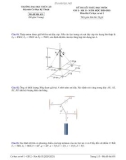 Đề thi kết thúc học phần học kì 2 môn Cơ học cơ sở 1 năm 2020-2021 - Trường ĐH Thuỷ Lợi (Đề I-631)