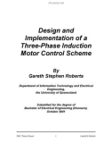 Design and Implementation of a Three-Phase Induction Motor Control Scheme