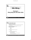 Bài giảng Nền móng: Chương 2 - Nguyễn Hữu Thái