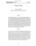 Language Acquisition