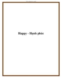 Happy - Hạnh phúc