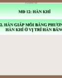 Bài giảng Hàn khí - Bài 2.2: Hàn giáp mối bằng phương pháp hàn khí ở vị trí hàn bằng