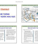 Bài giảng Cấp thoát nước - Chương 4: Hệ thống thoát nước khu vực