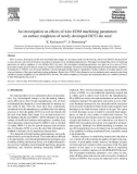 An investigation on effects of wire-EDM machining parameters on surface roughness of newly developed DC53 die steel