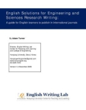 English Solutions for Engineering and Sciences Research Writing: A guide for English learners to publish in international journals