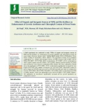 Effect of organic and inorganic sources of NPK and bio-fertilizer on enhancement of growth attributes and chlorophyll content of sweet potato