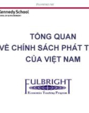 TỔNG QUAN VỀ CHÍNH SÁCH PHÁT TRIỂN CỦA VIỆT NAM