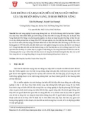 Ảnh hưởng của hạn hán đến sử dụng đất trồng lúa tại huyện Hòa Vang, thành phố Đà Nẵng