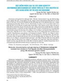 Đặc điểm phân loại và xác định genotyp histomonas meleagridis gây bệnh trên gà ở Thái Nguyên và Bắc Giang bằng chỉ thị gen 18S ribosome