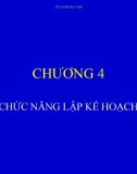 Bài giảng Quản trị kinh doanh nông nghiệp - Chương 4: Chức năng lập kế hoạch