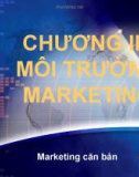 Bài giảng Marketing căn bản - Chương 3: Môi trường marketing