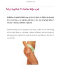 Mẹo loại bỏ Cellulite hiệu quả