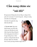 Cẩm nang chăm sóc núi đôi