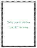 Những mẹo vặt giúp bạn 'tạm biệt' tàn nhang