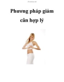 Phương pháp giảm cân hợp lý