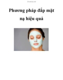 Phương pháp đắp mặt nạ hiệu quả