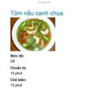 Tôm nấu canh chua