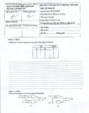 Đề thi học kì 1 môn Kỹ thuật số năm 2020-2021 có đáp án - Trường ĐH Sư Phạm Kỹ Thuật TP.HCM
